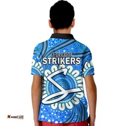 Custom Personalised Adelaide Strikers Cricket Polo Shirt Aboriginal Amazing Aussie