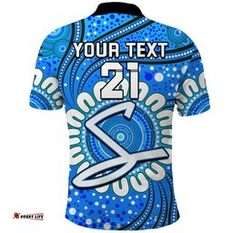 Custom Personalised Adelaide Strikers Cricket Polo Shirt Aboriginal Amazing Aussie