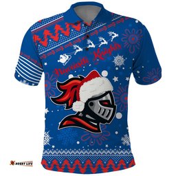 Custom Knights Rugby Polo Shirt Chirstmas Vibe 2023