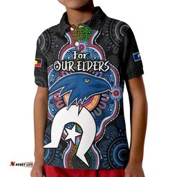 Crows Football NAIDOC Week 2023 Polo Shirt For Our Elders Indigenous Amazing Aussie