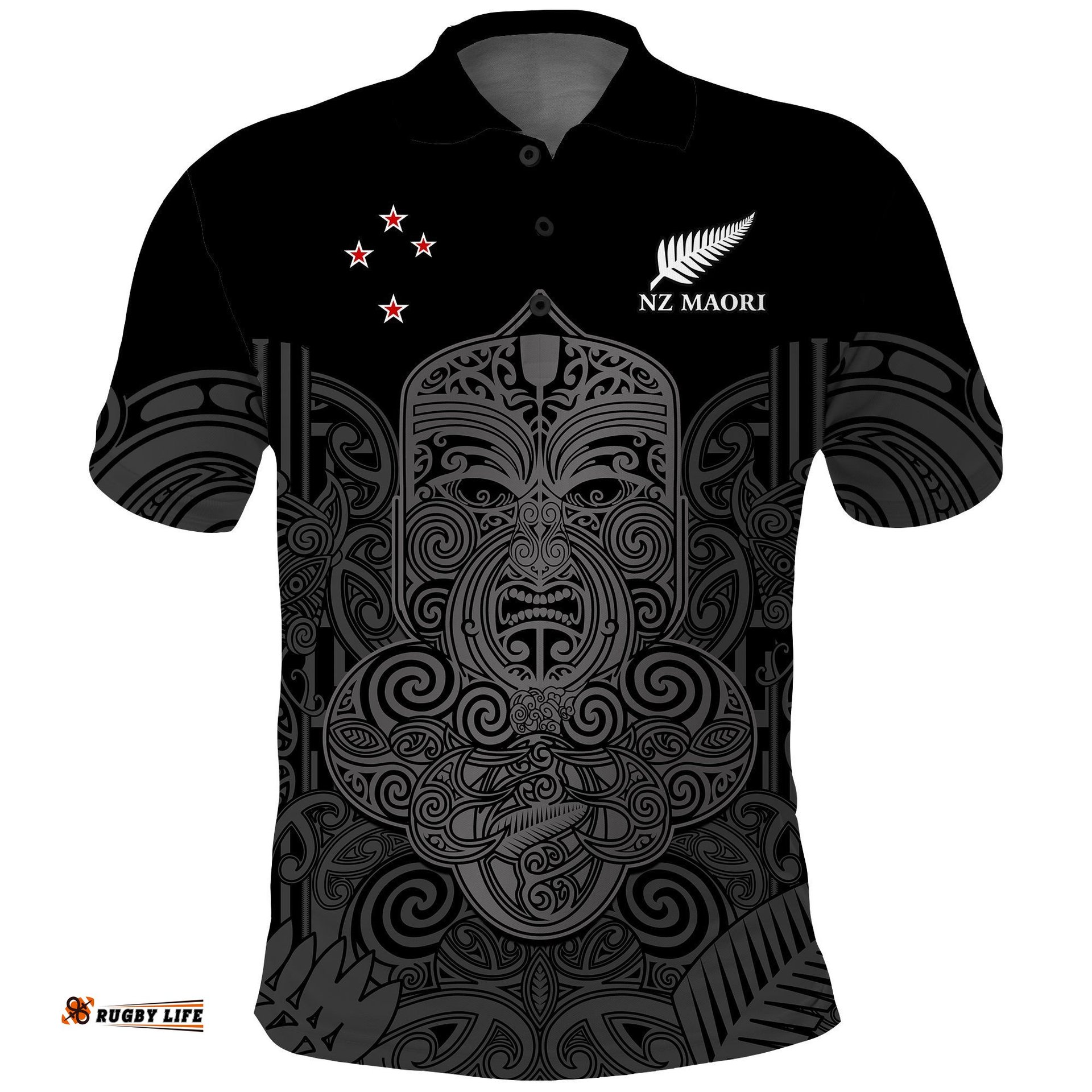 New Zealand Tiki Rugby Polo Shirt NZ Maori Koru Pattern Ver.01 Amazing Aussie