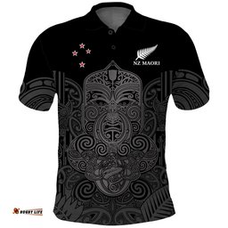 New Zealand Tiki Rugby Polo Shirt NZ Maori Koru Pattern Ver.01 Amazing Aussie