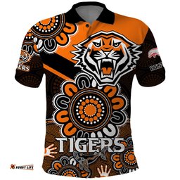 NRL Wests Tigers Combine Dolphins Rugby Polo Shirt Aboriginal Vibe