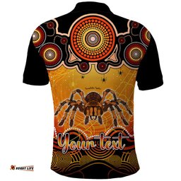 Personalised Australia Scorpio Tarantulas Spider Zodiac Polo Shirt Auz Astrology Aboriginal - Red