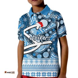 Adelaide Strikers Christmas Mix Aboriginal Polo Shirt Amazing Aussie