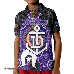 Dockers Football NAIDOC Week Polo Shirt Indigenous Amazing Aussie