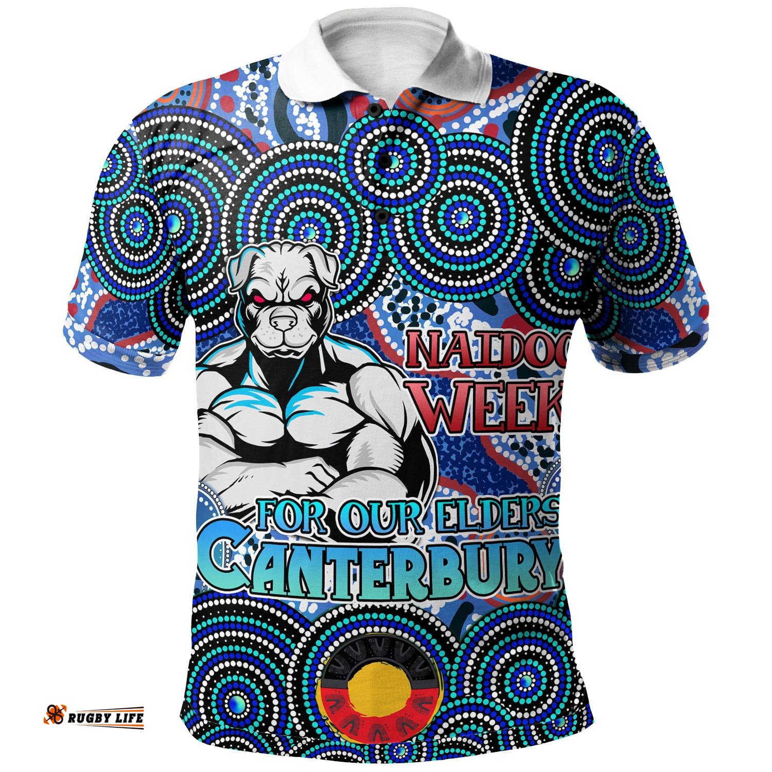Australia Canterbury-Bankstown NAIDOC Week 2023 Polo Shirt - Custom NAIDOC Week 2023 Super Canterbury-Bankstown Polo Shirt Amazing Aussie