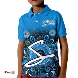 Adelaide Strikers Polo Shirt Aboriginal Sunshine Amazing Aussie