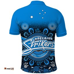 Adelaide Strikers Polo Shirt Aboriginal Sunshine Amazing Aussie