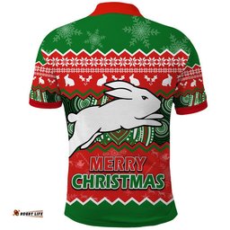 South Sydney Rabbitohs Aboriginal Christmas Vibe Polo Shirt Amazing Aussie