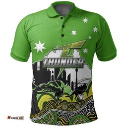 Custom Personalised And Number Happy Australia Day- Sydney Thunder Polo Shirt Amazing Aussie