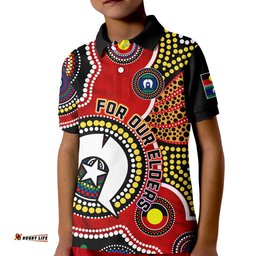 Custom Personalised Australia NAIDOC Week Polo Shirt For Our Elders Aborigines and Islanders Flag Amazing Aussie