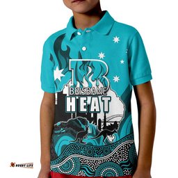 Custom Personalised And Number Happy Australia Day- Brisbane Heat Polo Shirt Amazing Aussie