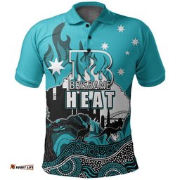 Custom Personalised And Number Happy Australia Day- Brisbane Heat Polo Shirt Amazing Aussie