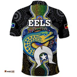 Eels Rugby NAIDOC Week Polo Shirt Indigenous Amazing Aussie