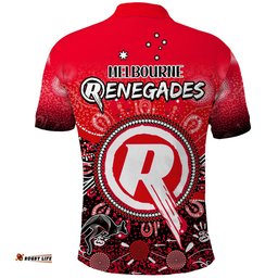 Melbourne Renegades Polo Shirt Cricket Aboriginal Amazing Aussie