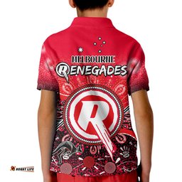 Melbourne Renegades Polo Shirt Cricket Aboriginal Amazing Aussie