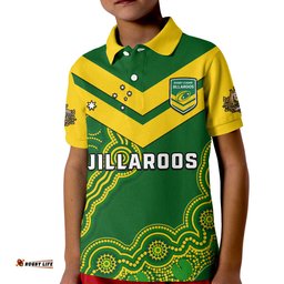 Australia Rugby Polo Shirt Jillaroos Champions Indigenous Green Style Amazing Aussie