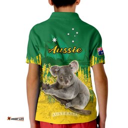 Australia Day Polo Shirt Koala Sydney Opera House National Color Amazing Aussie