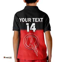 Custom Text And Number Melbourne Renegades Cricket Polo Shirt Est 2011 Sporty Amazing Aussie