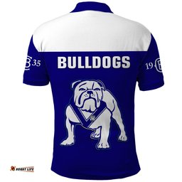 Bulldogs Rugby 2023 Polo Shirt Canterbury Bankstown Go Dogs