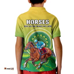 Australia Devonport Cup 2023 Polo Shirt Horse Racing Indigenous Art Amazing Aussie