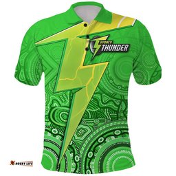 Custom Personalised Sydney Thunder Indigenous Aboriginal Arts Polo Shirt Amazing Aussie