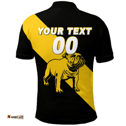 Custom Personalised Bulldogs Bunbury Football 2022 Polo Shirt