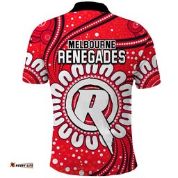 Melbourne Renegades Cricket Polo Shirt Aboriginal Amazing Aussie