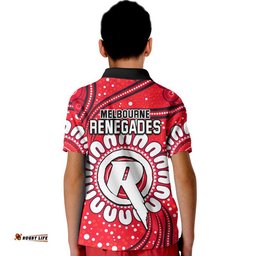 Melbourne Renegades Cricket Polo Shirt Aboriginal Amazing Aussie
