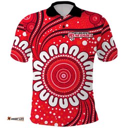 Melbourne Renegades Cricket Polo Shirt Aboriginal Amazing Aussie