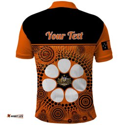 Personalised 1 July Australia Territory Day Polo Shirt Aboriginal Pattern