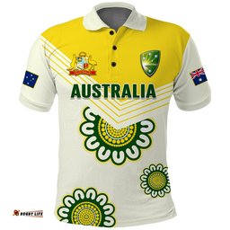 Australia Cricket Polo Shirt Boxing Day Test Aussie Indigenous Amazing Aussie