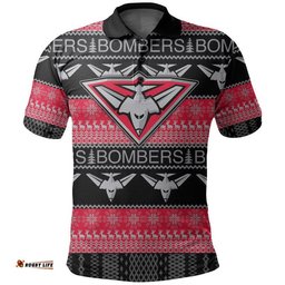 Australian Football League Christmas - Bombers Polo Shirt Amazing Aussie