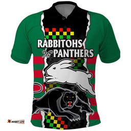 NRL Combine Rabbitohs and Panthers Polo Shirt Amazing Aussie