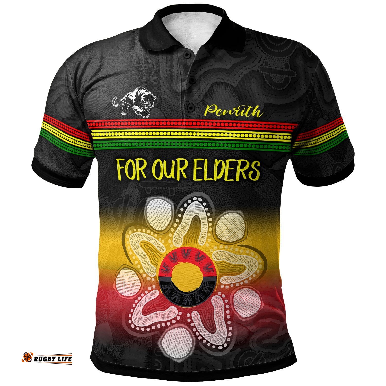 Australia Penrith NAIDOC Week 2023 Polo Shirt - Custom For Our Elders Polo Shirt Amazing Aussie