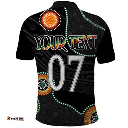 Personalised NAIDOC Week 2023 NRL Panther For Our Elders Polo Shirt Amazing Aussie