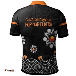 Australia South West Sydney NAIDOC Week 2023 Polo Shirt - Custom For Our Elders Polo Shirt Amazing Aussie