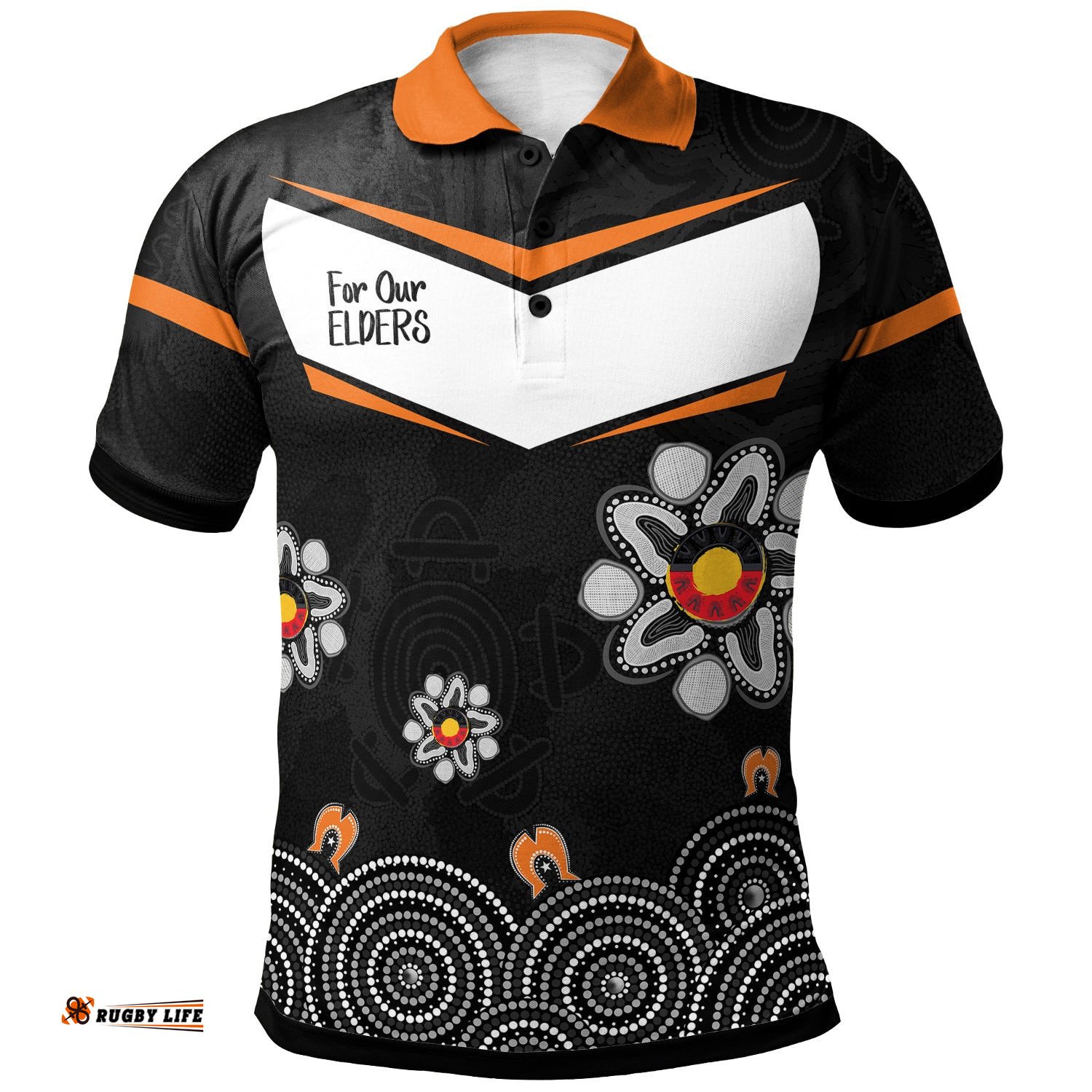 Australia South West Sydney NAIDOC Week 2023 Polo Shirt - Custom For Our Elders Polo Shirt Amazing Aussie