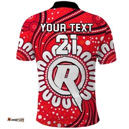 Custom Personalised Melbourne Renegades Cricket Polo Shirt Aboriginal Amazing Aussie