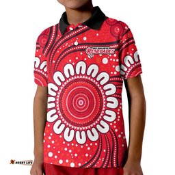 Custom Personalised Melbourne Renegades Cricket Polo Shirt Aboriginal Amazing Aussie