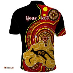 Personalised Australia Indigenous Polo Shirt We Are All Australian Vote NO To The Voice