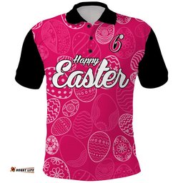 Custom Personalised Sydney Sixers Cricket Happy Easter Day Polo Shirt Simple Style Amazing Aussie