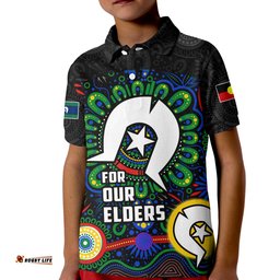 Custom Personalised Australia NAIDOC Week 2023 Polo Shirt Aboriginal For Our Elders Amazing Aussie
