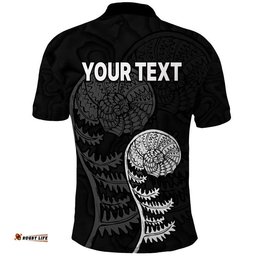 Custom Personalised Aotearoa Silver Fern Polo Shirt Amazing Aussie
