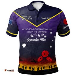 Australia Melbourne Anzac Custom Polo Shirt - Keeping the Spirit Alive Polo Shirt Amazing Aussie