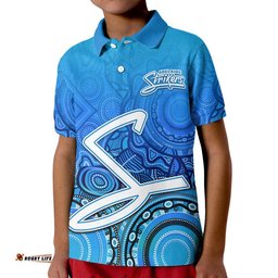 Custom Personalised Adelaide Strikers Indigenous Aboriginal Arts Polo Shirt Amazing Aussie