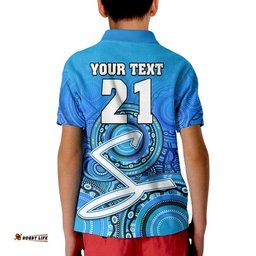 Custom Personalised Adelaide Strikers Indigenous Aboriginal Arts Polo Shirt Amazing Aussie