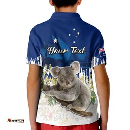 Custom Personalised Australia Day Polo Shirt Koala Sydney Opera House Flag Color Amazing Aussie