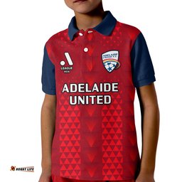 Custom Text And Number Adelaide United Football Polo Shirt Sporty Style Amazing Aussie